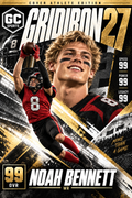 Wide Receiver High Catch — Personalized Football Poster | 18 × 24