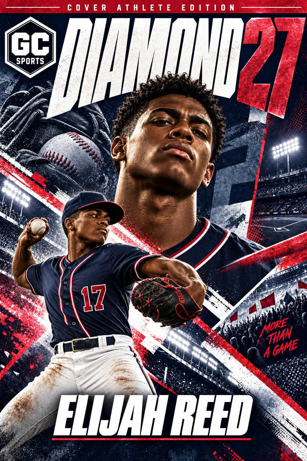 Baseball Pitching — Personalized Poster | 18 × 24