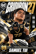 Lineman Three-Point Stance — Personalized Football Poster | 18 × 24