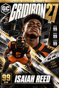 Defense Ready Stance — Personalized Football Poster | 18 × 24