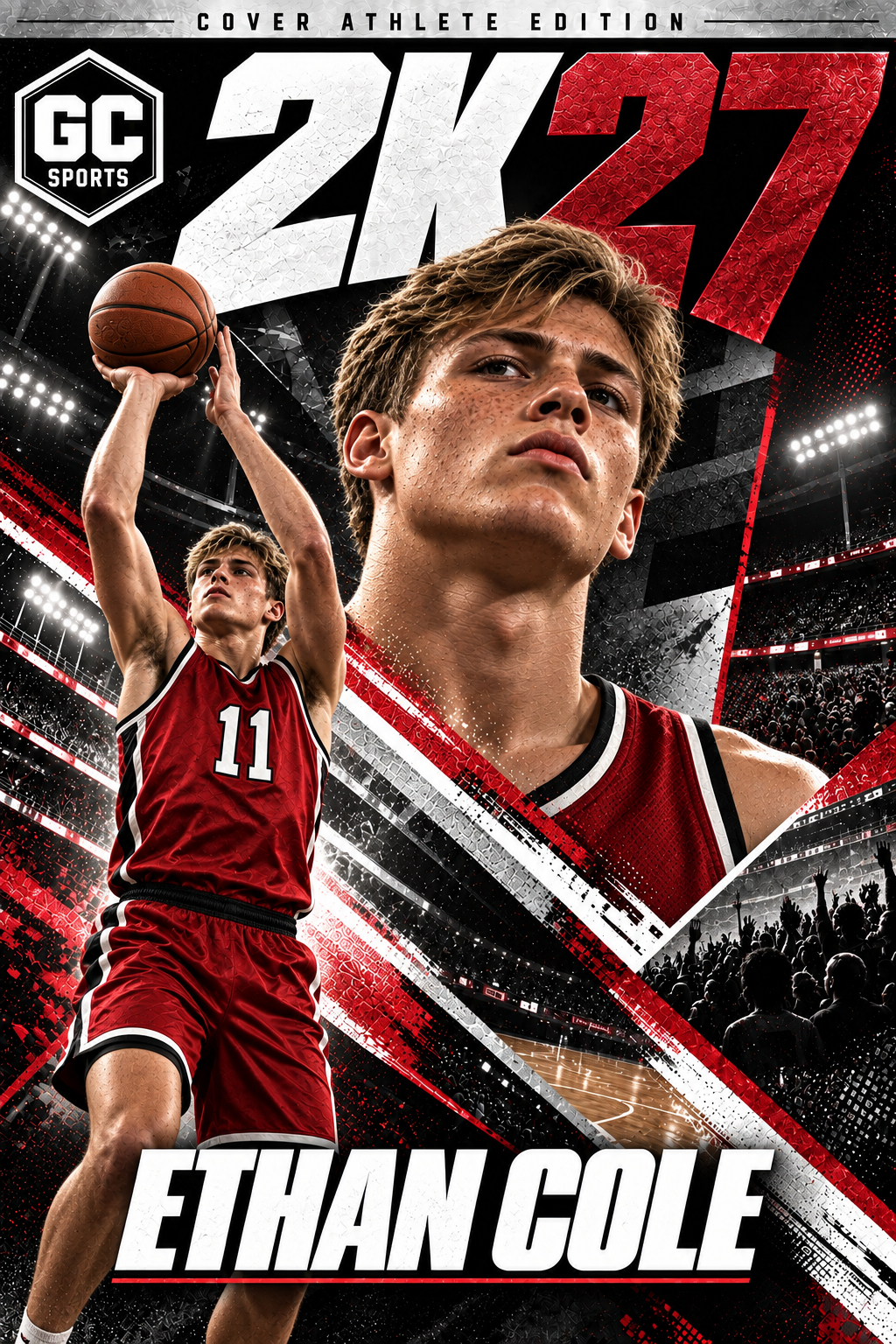 Basketball Shooting — Personalized Poster | 18 × 24