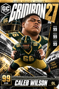 Lineman Drive Block — Personalized Football Poster | 18 × 24
