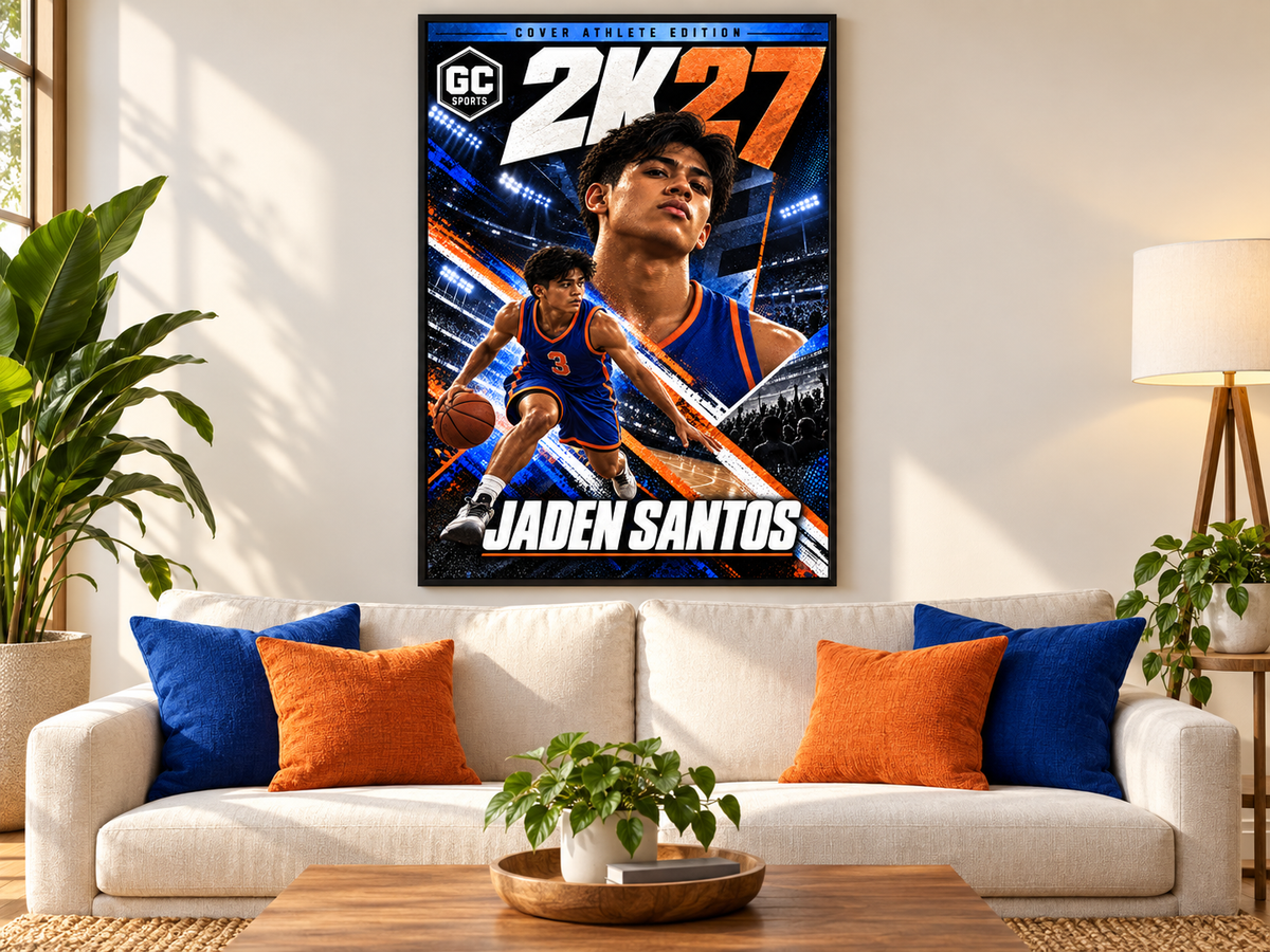 Basketball Dribbling — Personalized Poster | 18 × 24