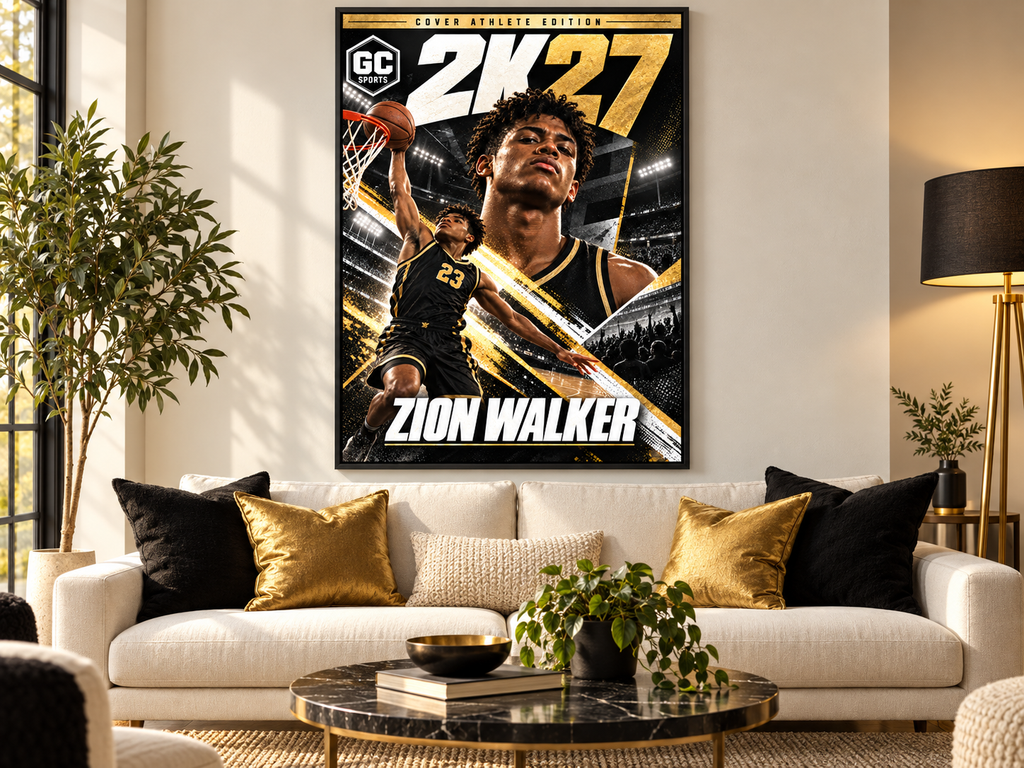 Basketball Dunking — Personalized Poster | 18 × 24