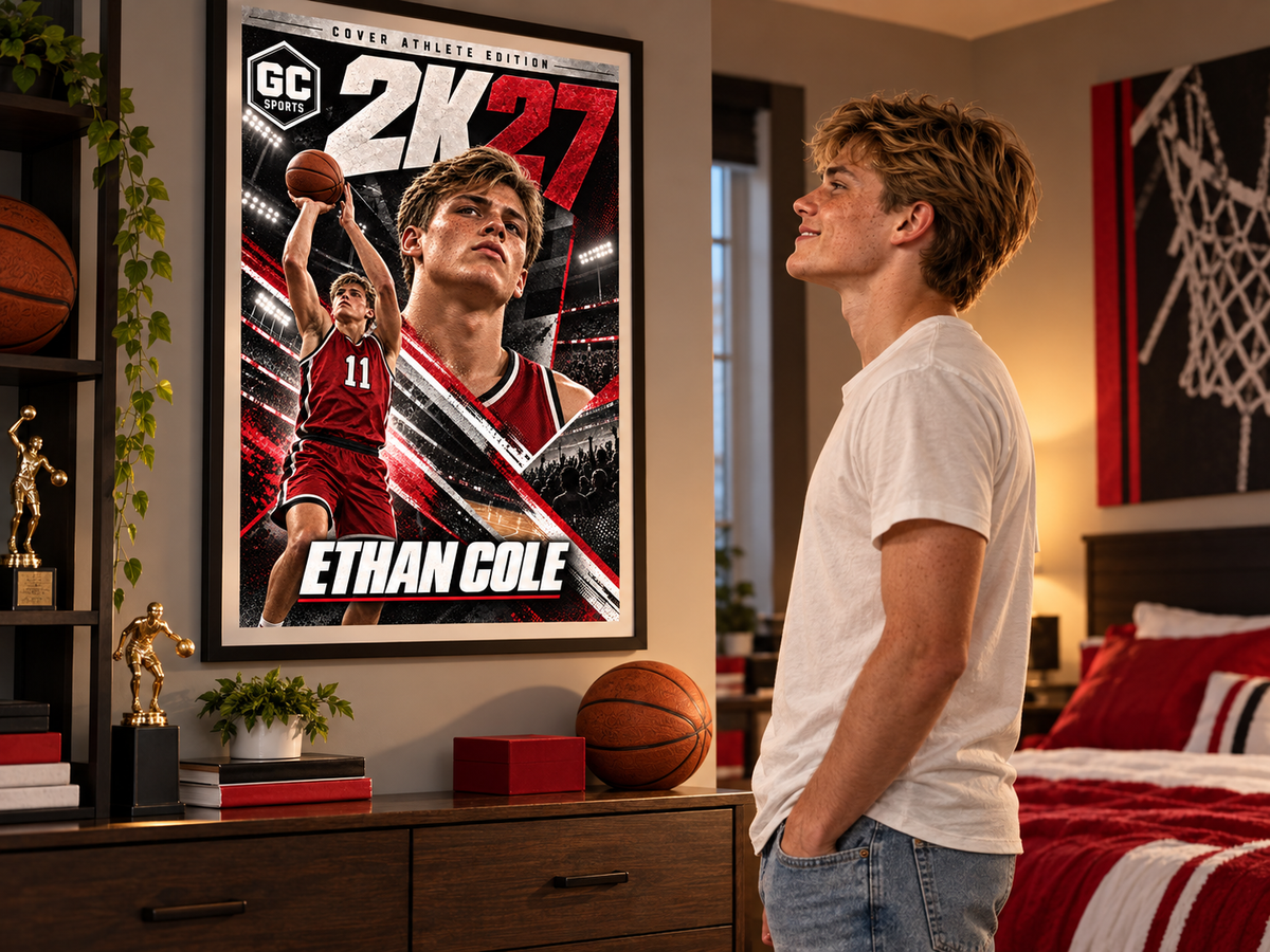Basketball Shooting — Personalized Poster | 18 × 24