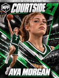 Girls Basketball Layup — Personalized Poster | 18 × 24