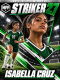 Girls Soccer Dribbling — Personalized Poster | 18 × 24